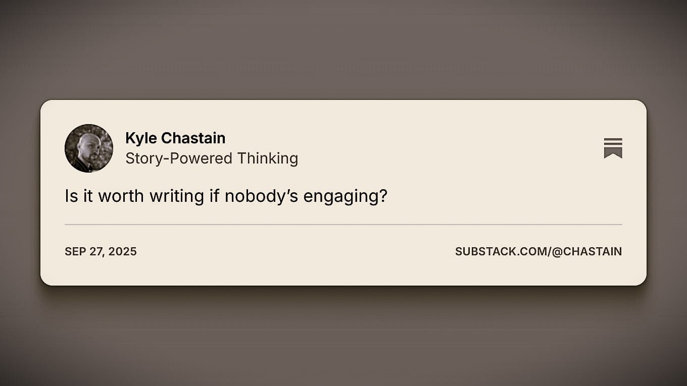 Is it worth it if people aren't engaging?