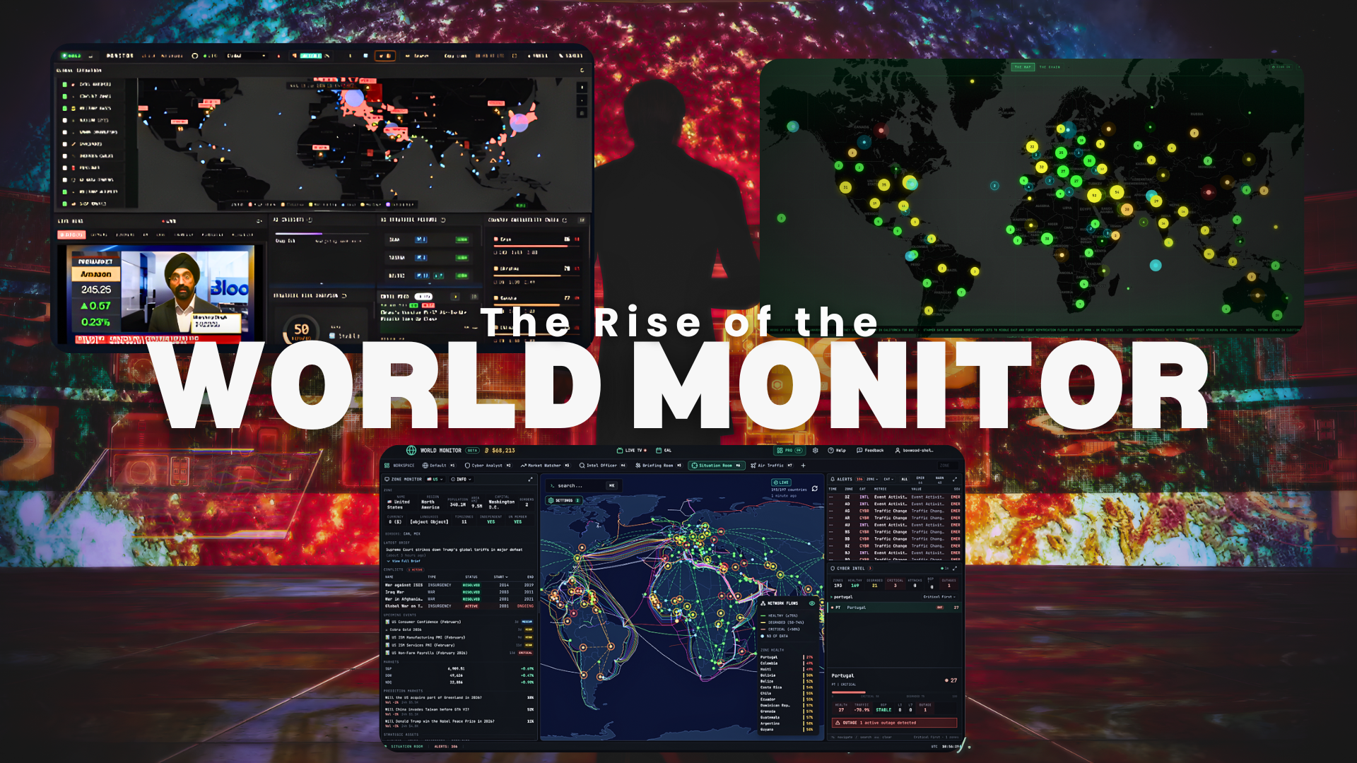 Monitoring the World like the Illusive Man - Using Global Situation World Monitors