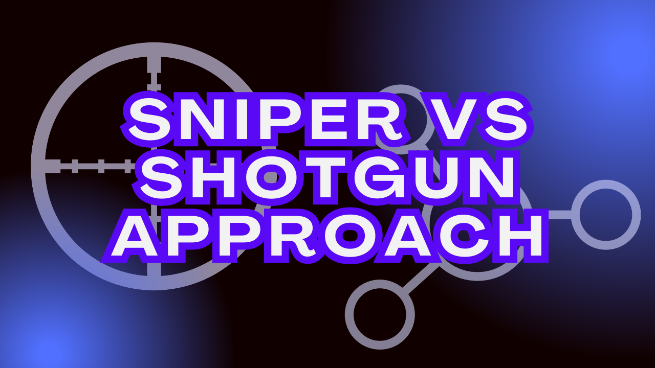S.N.I.P.E.R. vs S.H.O.T.G.U.N. Approach to Content Creation